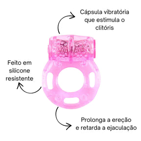 Kit Sex Shop Com Vibrador, Plug Anal, Masturbador Masculino, Anel Peniano Com 05 Itens