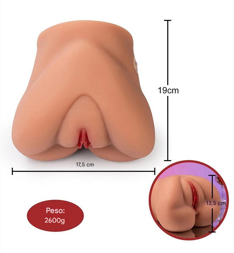 MINI TORSO SEXUAL ELÉTRICO ASS TOY