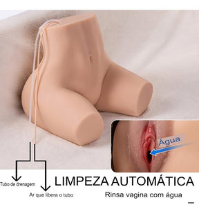 TORSO DE BONECA SEXUAL COM AUTO SUCÇÃO