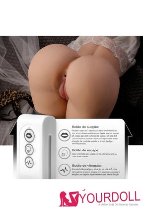 TORSO DE BONECA SEXUAL COM AUTO SUCÇÃO